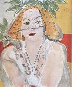 Henri Matisse Woman with a Veil (mk35) oil on canvas